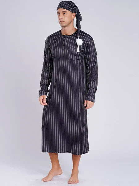 Mens Pajamas Sissy Nightwear Muslim Nightgowns Dubai Loungewear Middle East Up