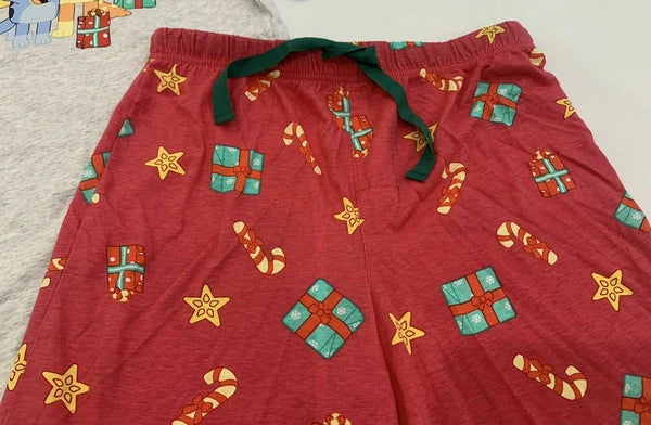 MENS size S genuine BLUEY Christmas Cotton Summer pyjamas small Target NEW A4397