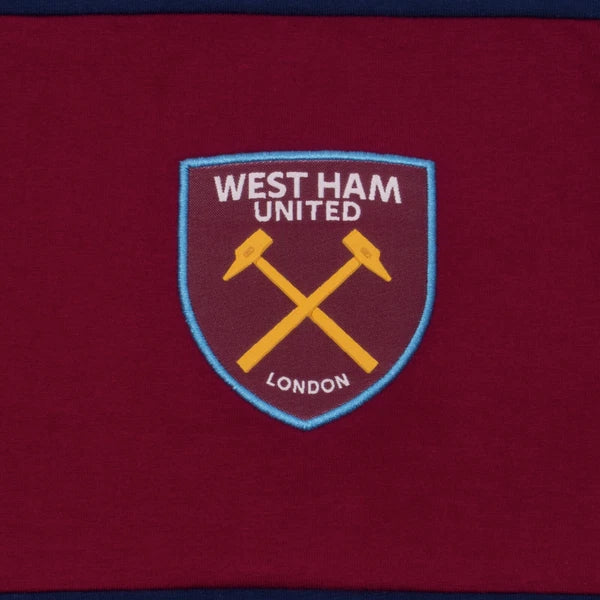 West Ham United FC Mens Pyjamas Long Premium Set OFFICIAL Football Gift