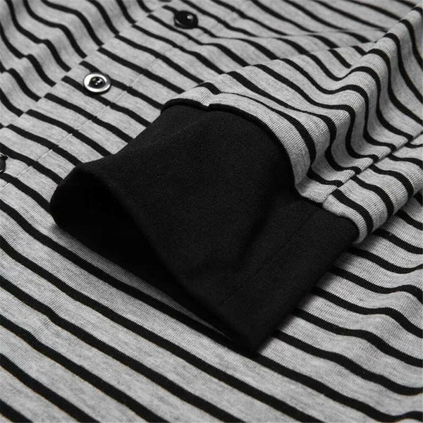 Mens One-Piece Pajamas Long Sleeve Button Bodysuits Jumpsuits Sleepwear Overalls