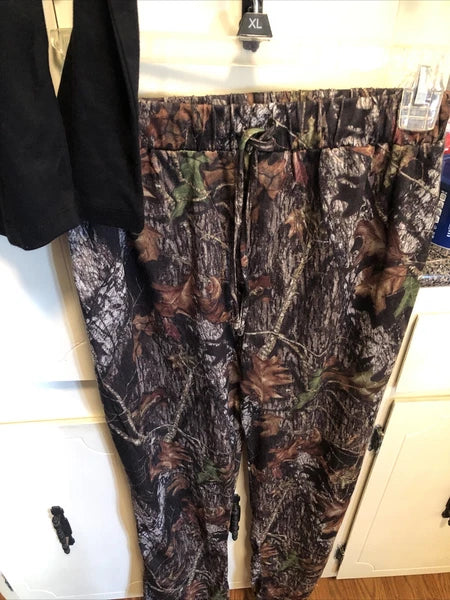 NWT Men Mossy Oak 3 Pc Pajama Set-Shirt M Pants-S