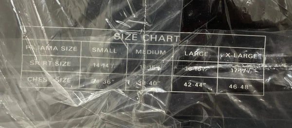 NWT Bill Blass Mens Long Sleeve Long Leg Pajamas Set XL Grey / Blue Cotton/ Poly