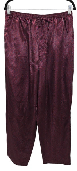 Men's Satin Pajama Set Steve Harvey Celebrity Edition RED NAVY Size M NWT