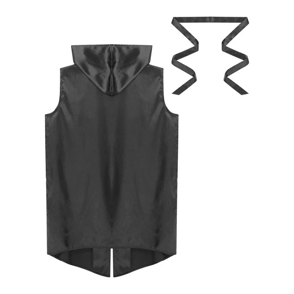 Mens Homewear Lace Up Pajama Robe With Belt Satin Nightwear Hot Spring Outfits