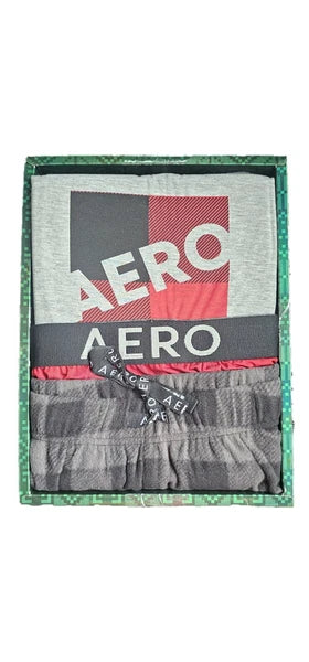 Men's Pajamas Aeropostale Sleepwear Loungewear Rare Gift Set Box 3-Piece SM - XL