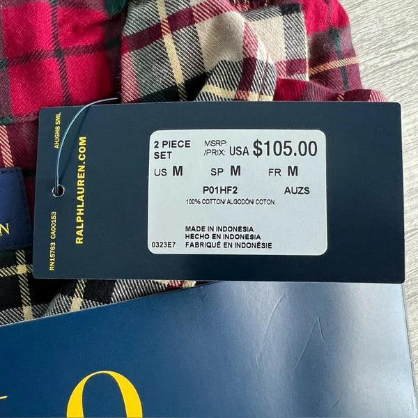 Polo Ralph Lauren Men's Sleepwear Set Size Medium