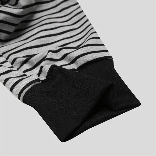 Mens One-Piece Pajamas Long Sleeve Button Bodysuits Jumpsuits Sleepwear Overalls