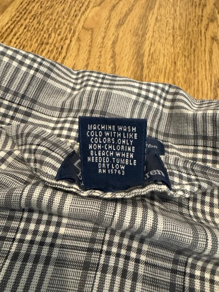 Vintage Polo Ralph Lauren Pajama 2 Piece Set Men’s XL Sleepwear Plaid Vtg