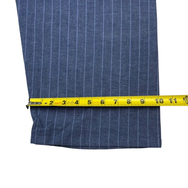 NEW Joseph & Lyman Men's Flannel Button Pajama Set Blue Pinstripe • XL