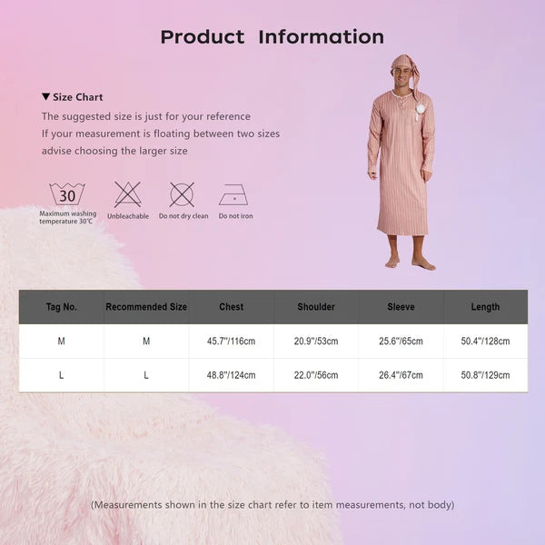 Mens Nightgowns Saudi Nightwear Plaid Pajamas Nightshirt Loungewear Sleeping Up