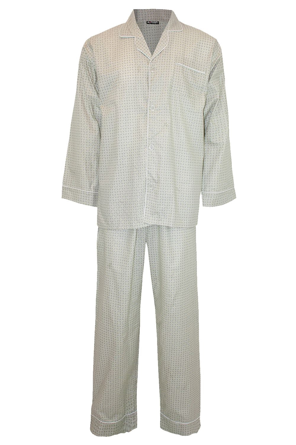 Boys Traditional Button Front Collar Short Sleeve Nightwear Pyjama Pj Co-ord Set