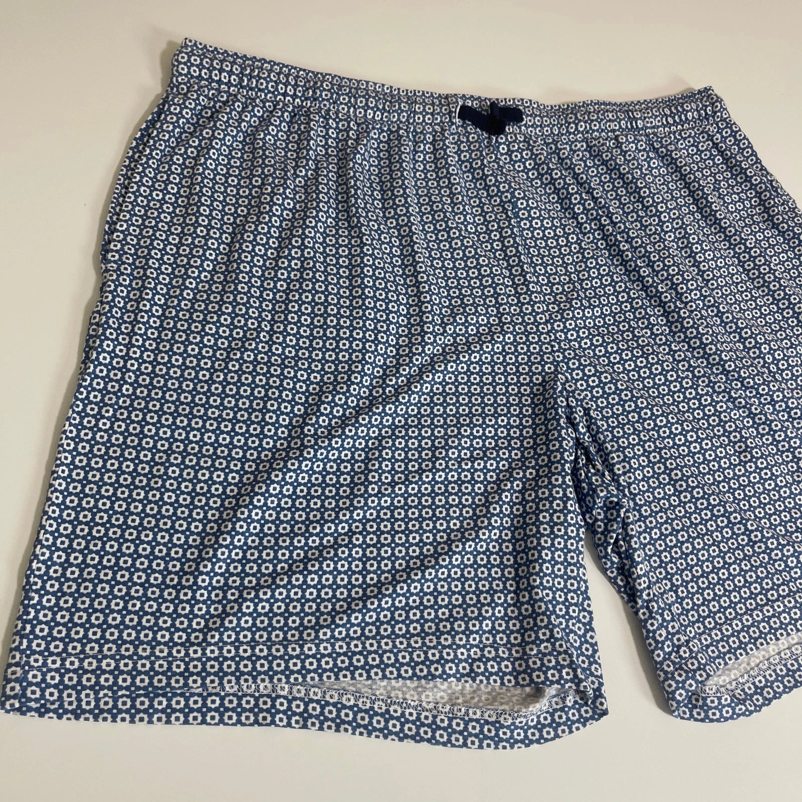 Club Room Men's Blue Cotton Short Sleeve Stretch Shirt Pajama Set XXL