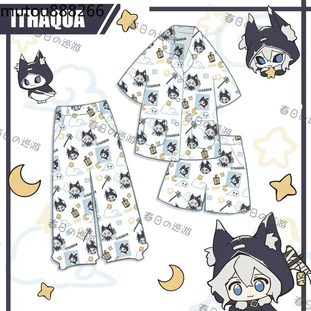 Identity Ⅴ Naib Subedar Anime T-shirt Shorts Pajamas Household Clothes Suit