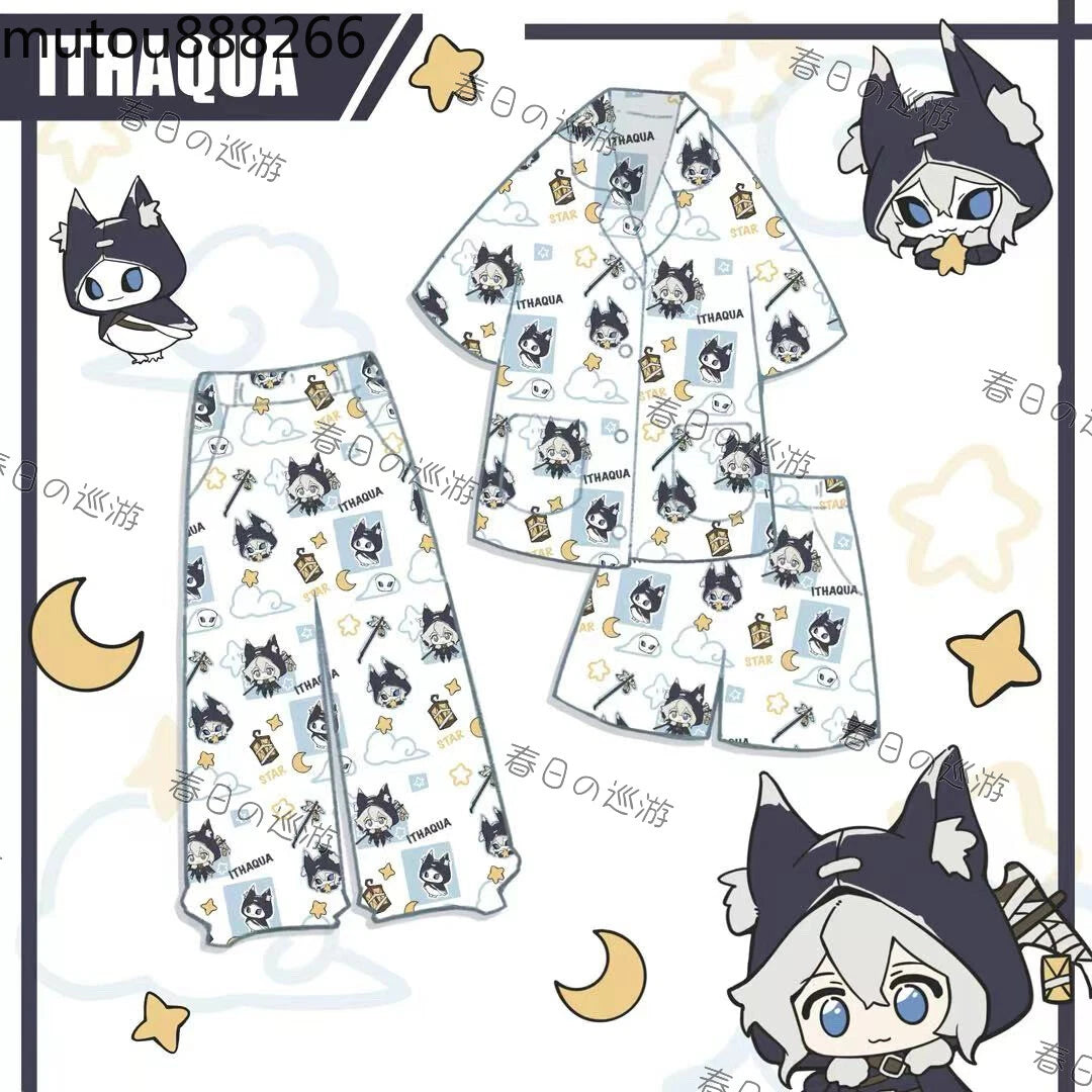 Identity Ⅴ Naib Subedar Anime T-shirt Shorts Pajamas Household Clothes Suit