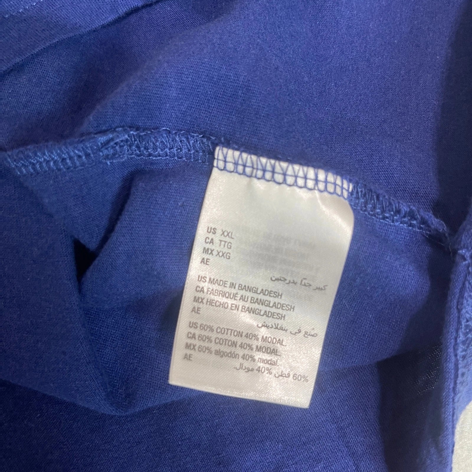 Club Room Men's Blue Cotton Short Sleeve Stretch Shirt Pajama Set XXL
