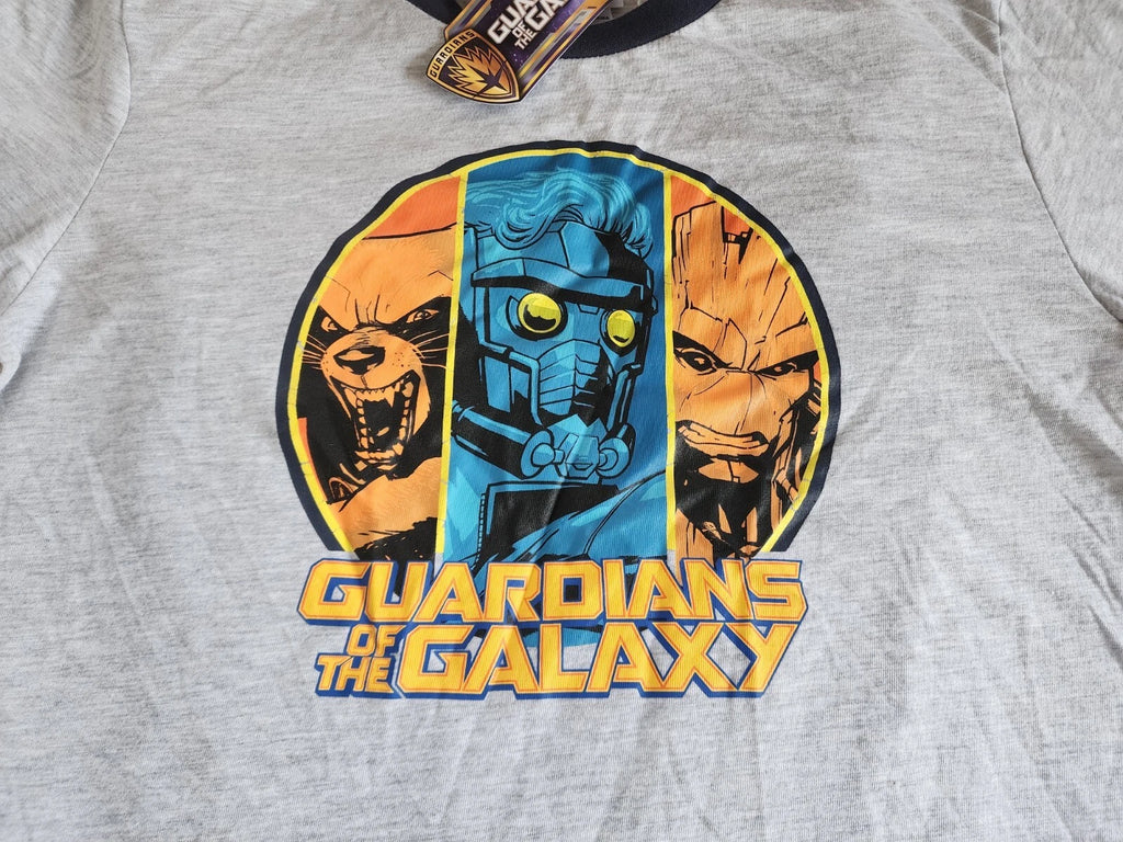 Marvel Mens Guardians Of The Galaxy Printed 2 Piece Pyjama Set Size S New