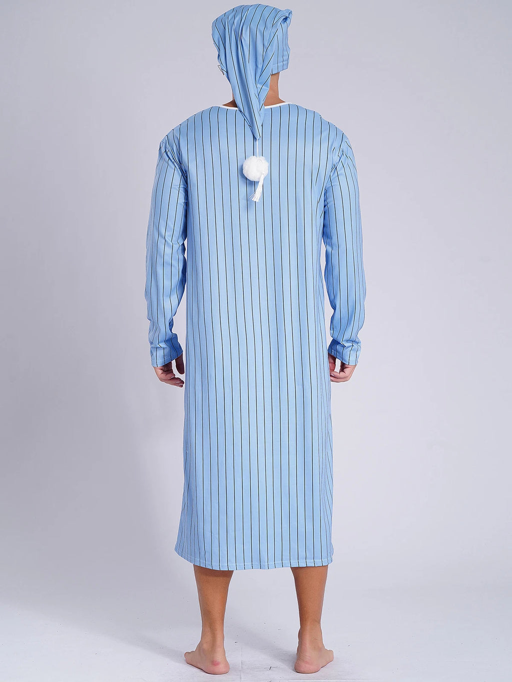 Mens Nightgowns Saudi Nightwear Plaid Pajamas Nightshirt Loungewear Sleeping Up