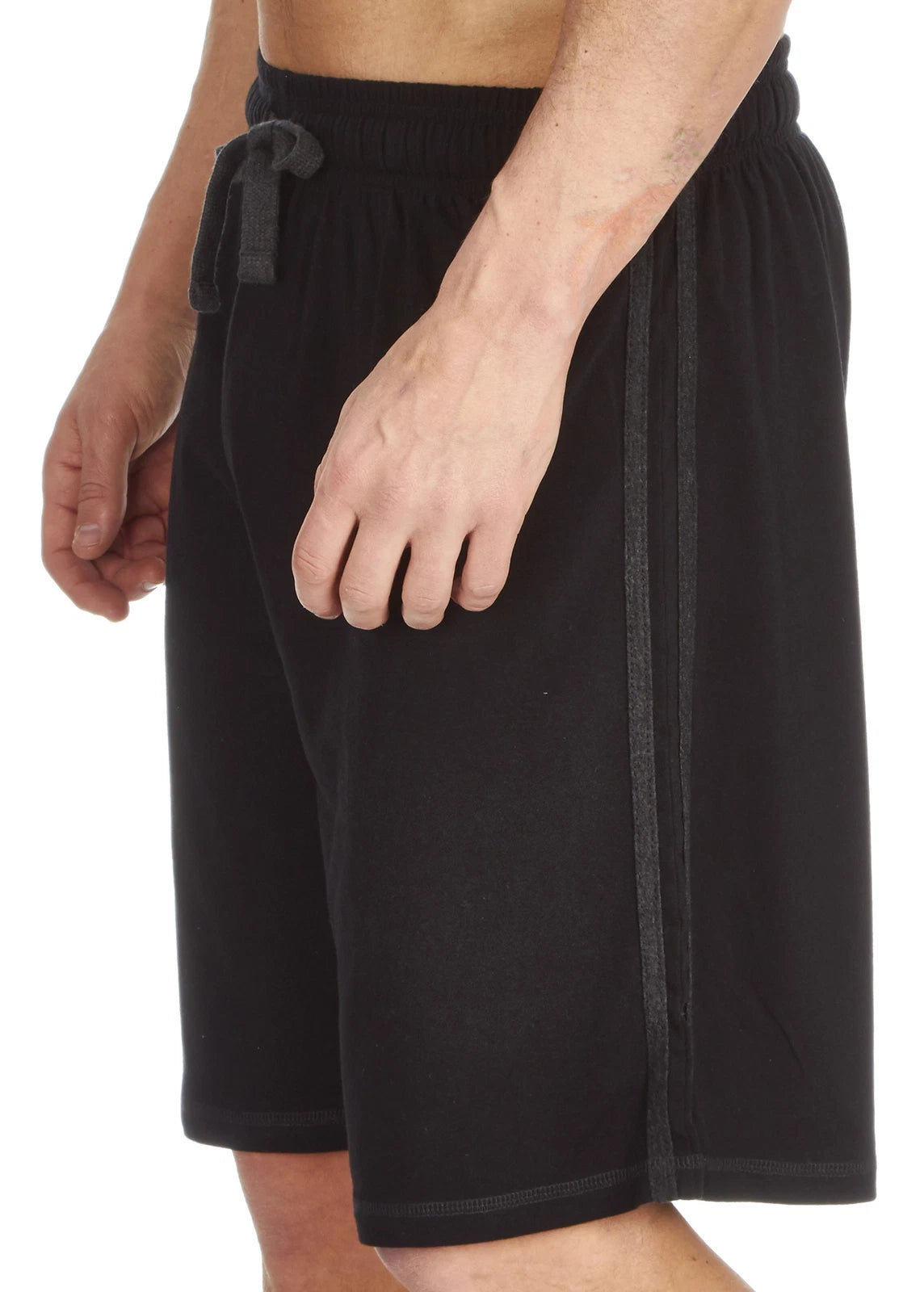 Cargo Bay Mens Short Sleeve Lounge Set with Contrast Stripe