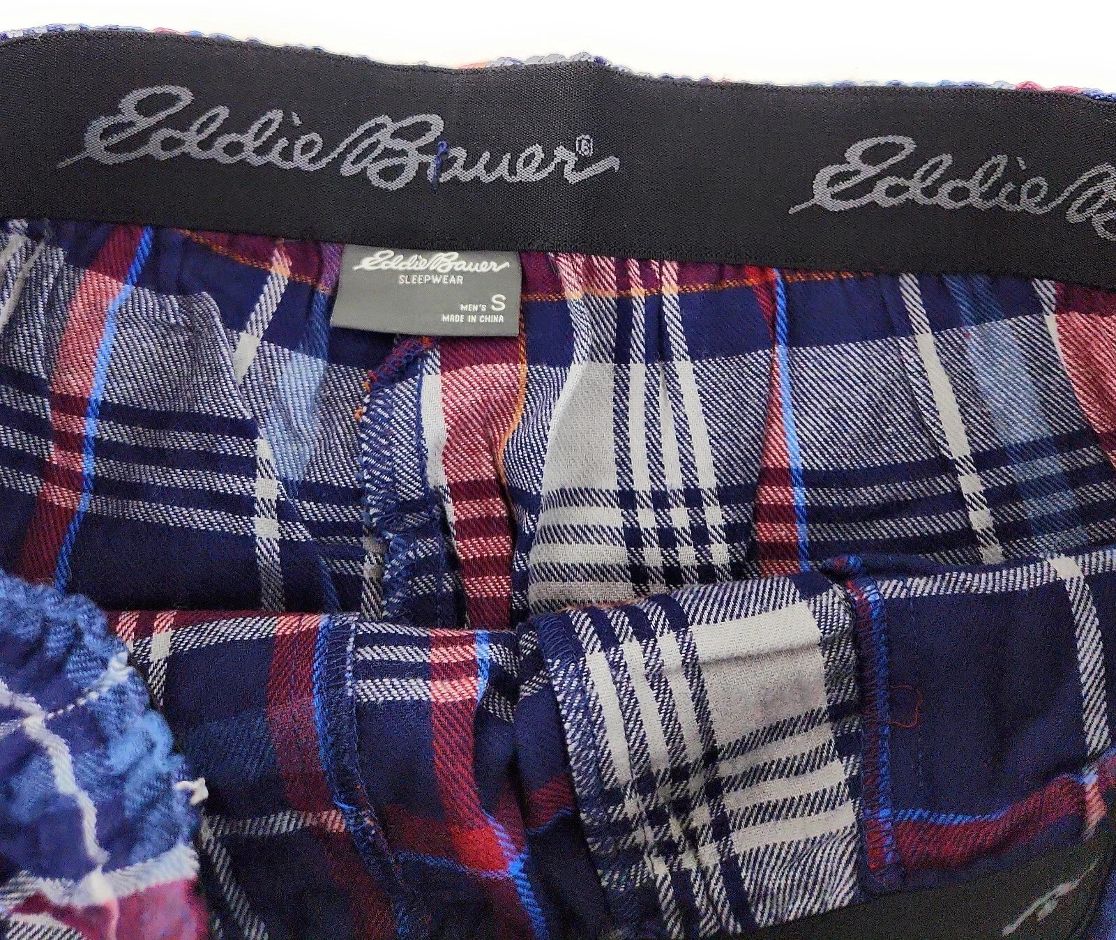 Eddie Bauer Men's 2 Pack Flannel Sleep Pants Pajama Lounge Small Plaid