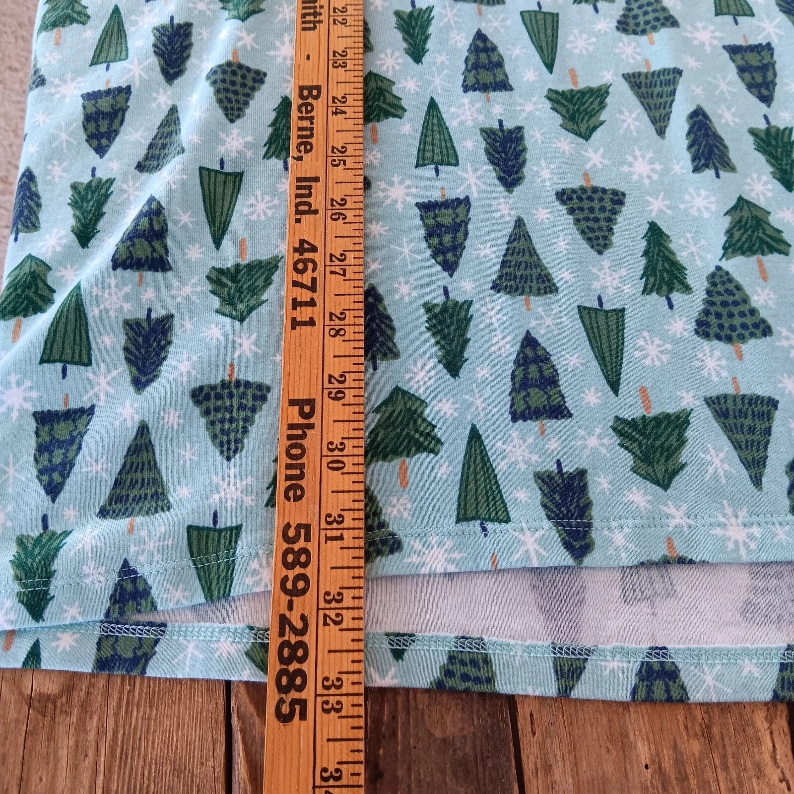 Lauren Conrad Mens Pajama Set Pine Trees 2 Pc Knit Sleepwear 2XLT Top Pants