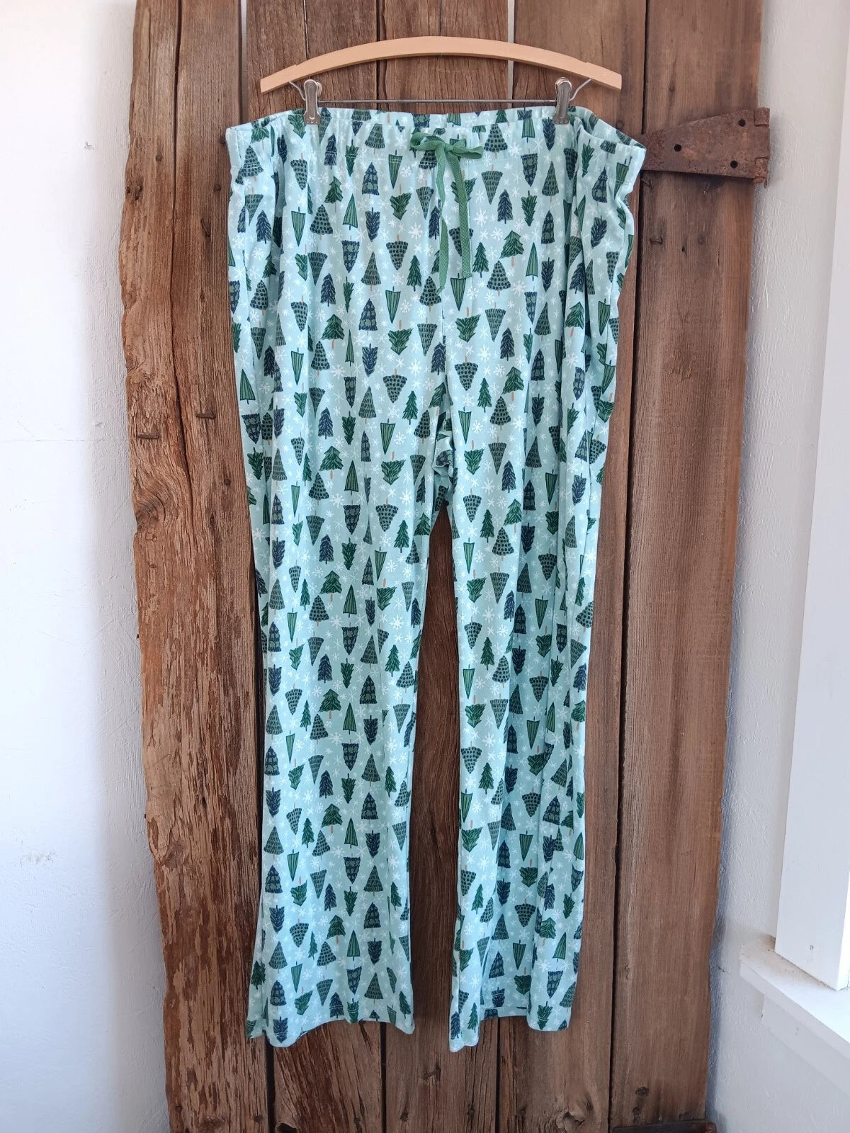Lauren Conrad Mens Pajama Set Pine Trees 2 Pc Knit Sleepwear 2XLT Top Pants