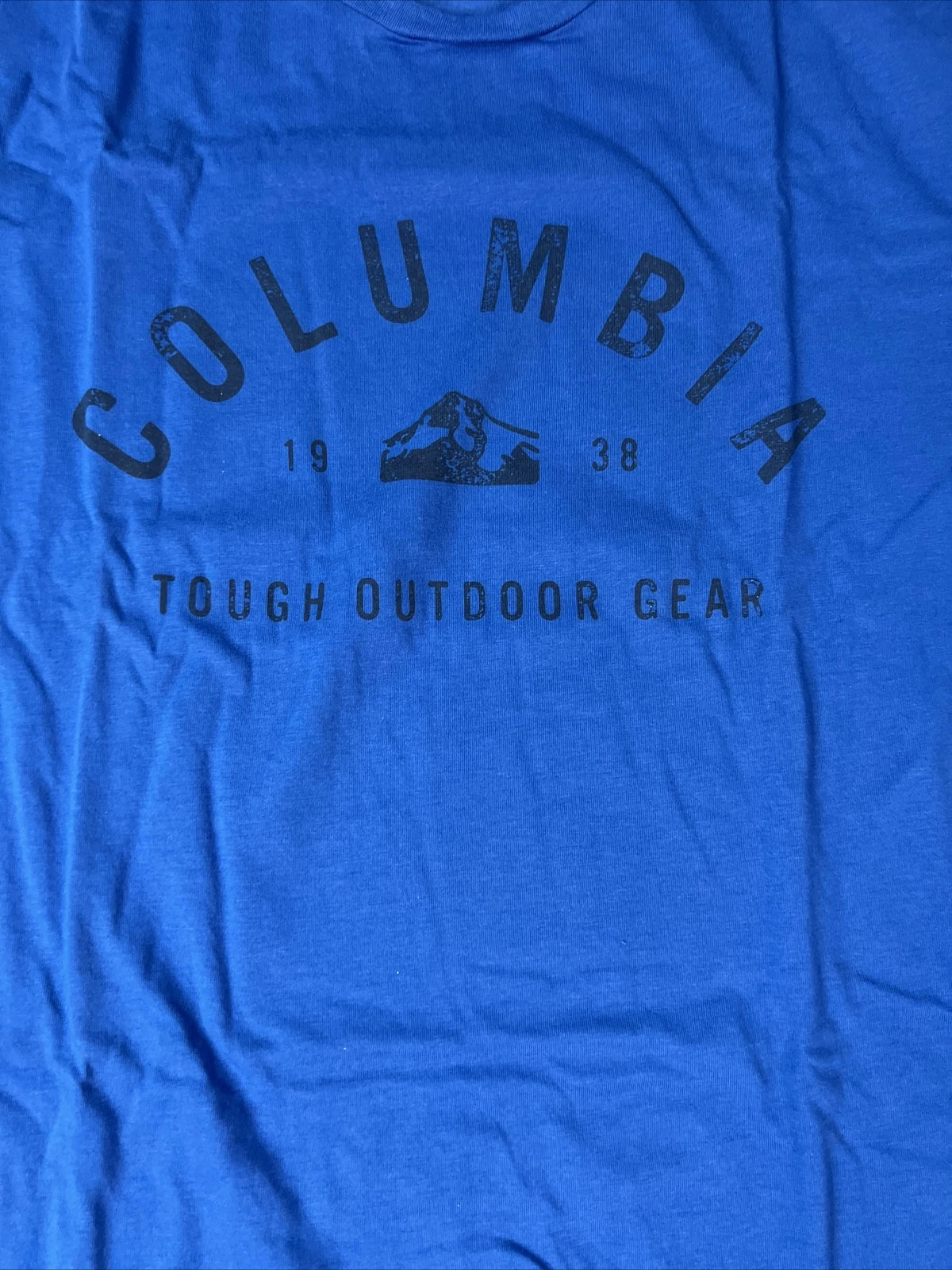 Columbia Mens Blue Pajama Set - Pants & Shirt - NWT Size Medium Papa Bear