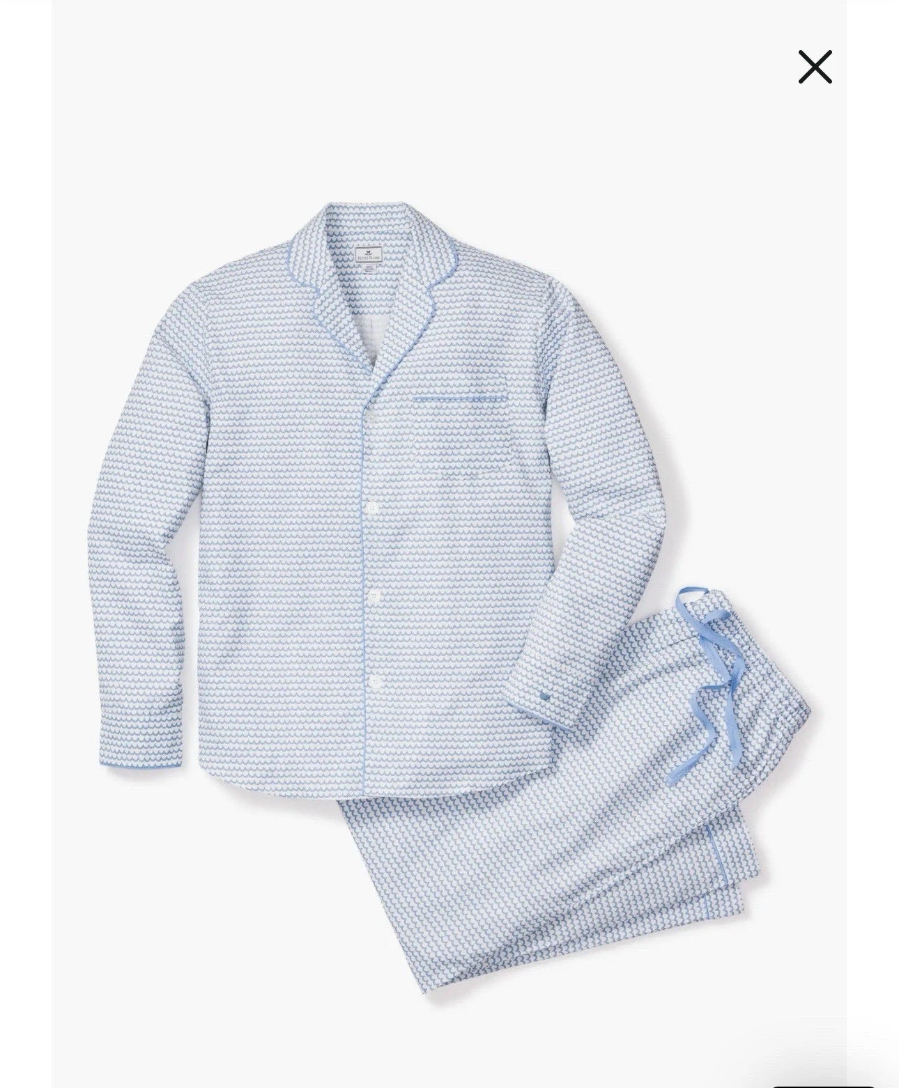 PETITE PLUME MENS LA MER PAJAMA SET SIZE XL