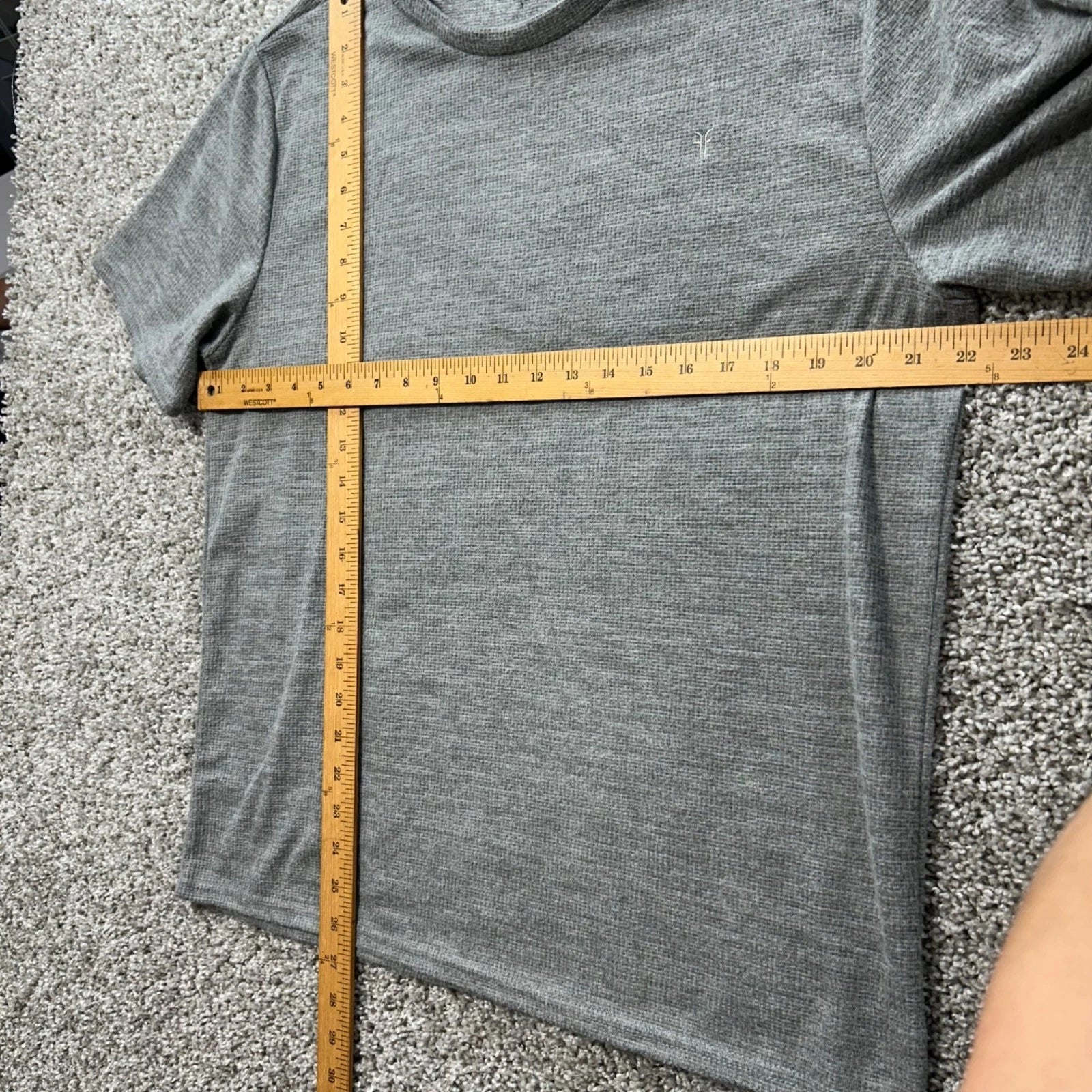 Frye Mens Gray Pajama Set XL Polyester Blend Shirt & Pants