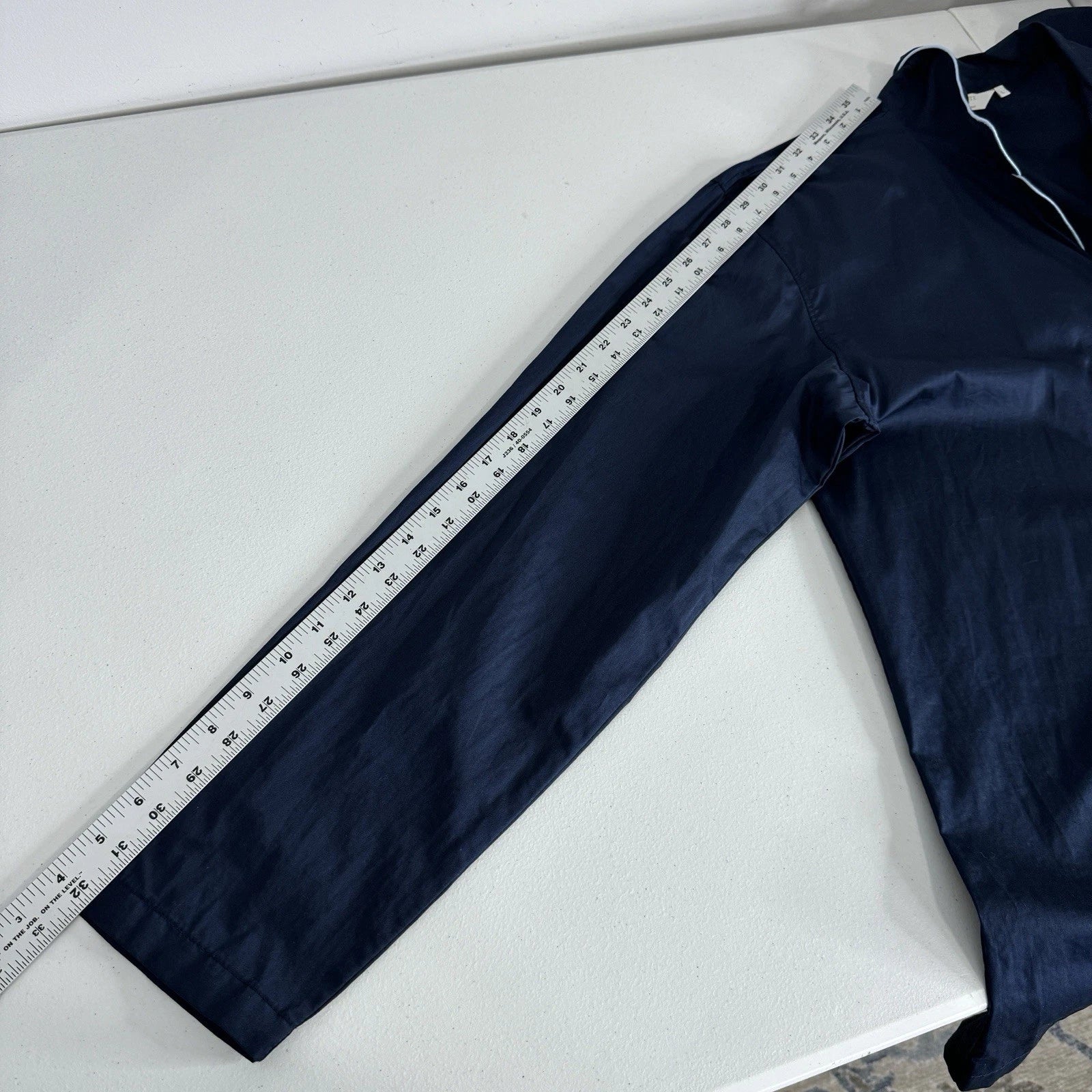 Frette Pajama Set Mens Large Blue 100% Cotton Made in Italy Sleepwear Lounge