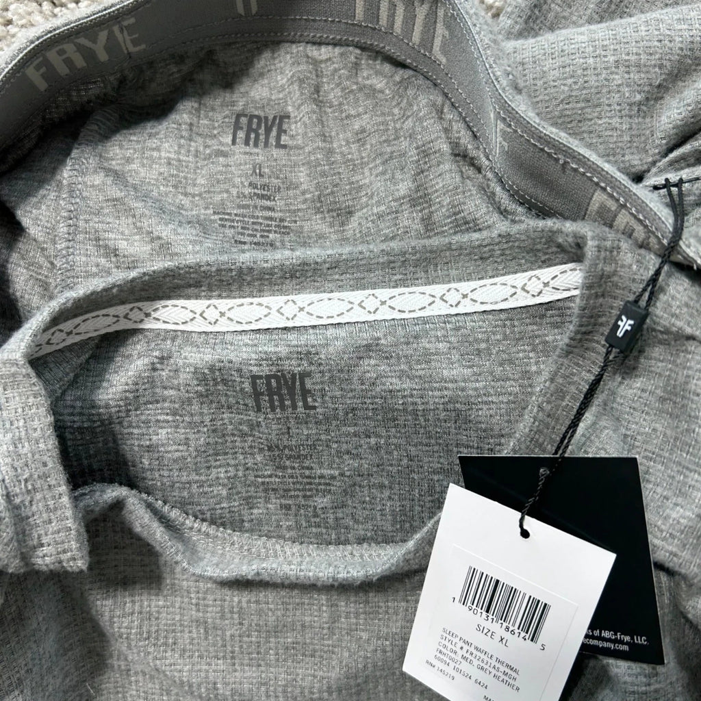 Frye Mens Gray Pajama Set XL Polyester Blend Shirt & Pants