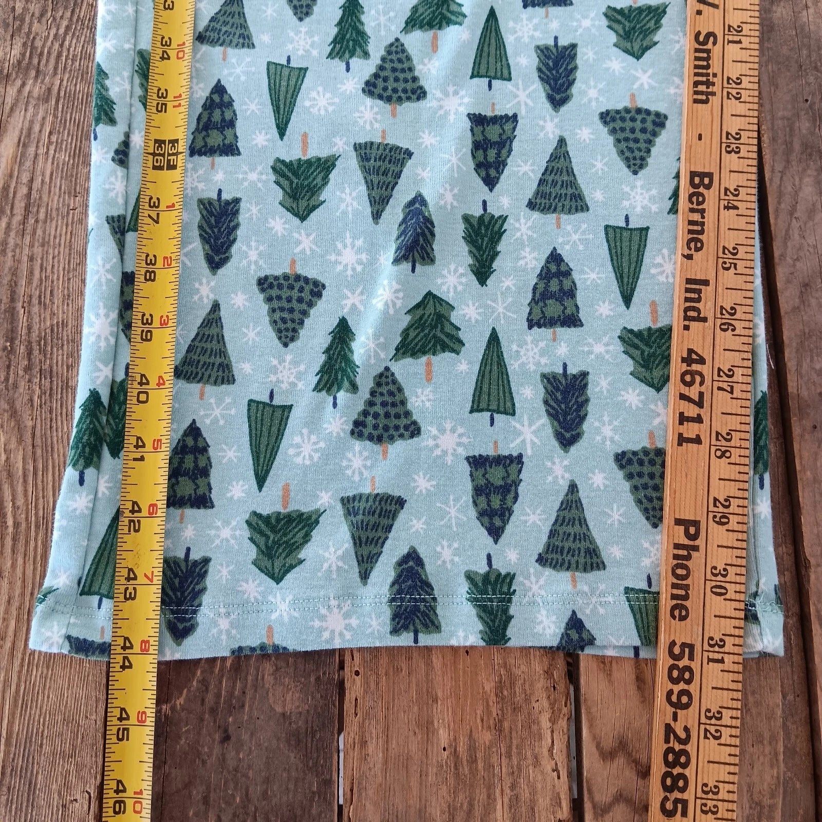 Lauren Conrad Mens Pajama Set Pine Trees 2 Pc Knit Sleepwear 2XLT Top Pants