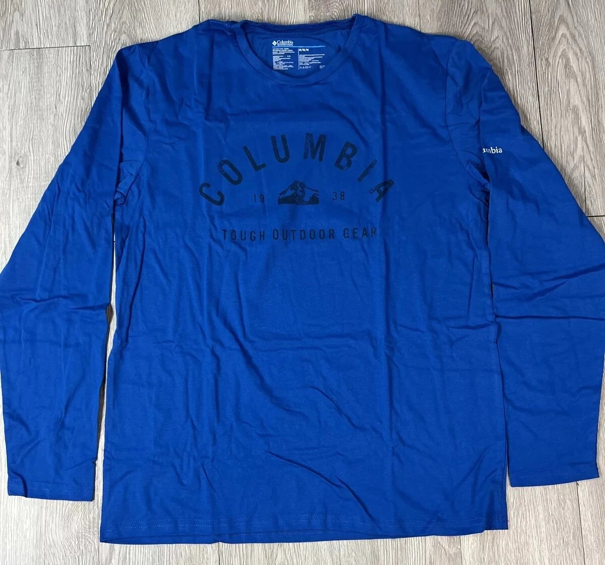 Columbia Mens Blue Pajama Set - Pants & Shirt - NWT Size Medium Papa Bear