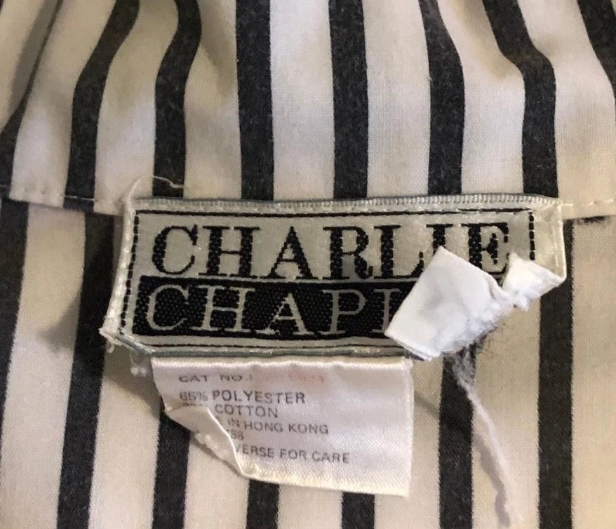 Charlie Chaplin 2-Piece Mens Pajama Set Size Large