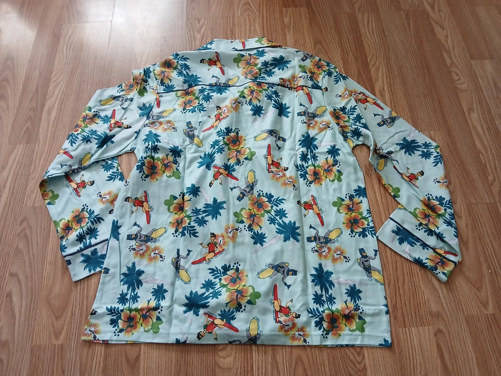 Batman with Hawaiian Print Men's Pajama Set, Size L, New with Tags