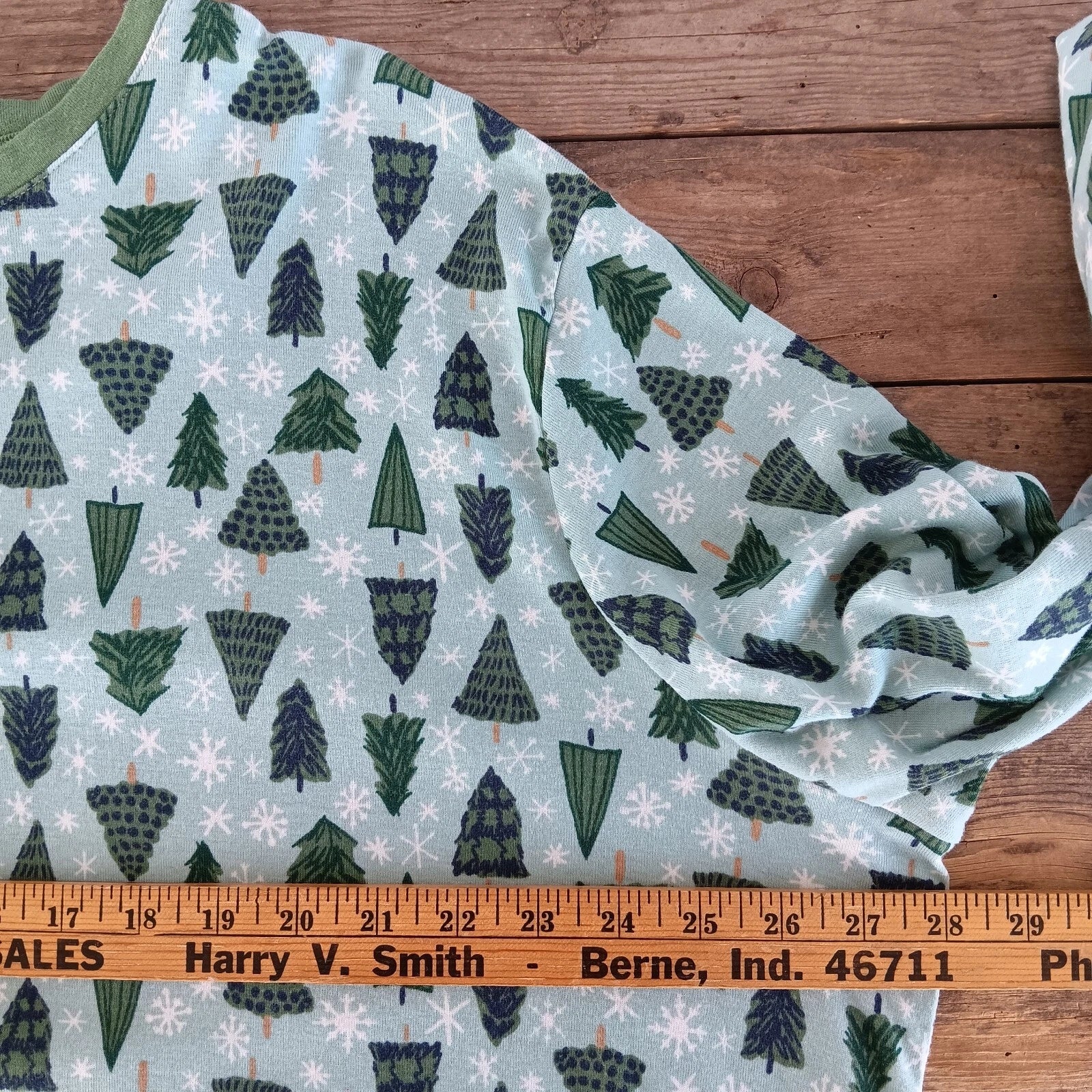 Lauren Conrad Mens Pajama Set Pine Trees 2 Pc Knit Sleepwear 2XLT Top Pants