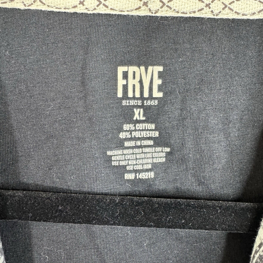 FRYE Gray & White Pattern Notched Premium Pajama SET Men's XL Soft NWT