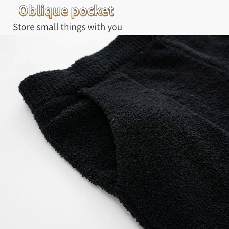 New Couple Casual Homewear Winter Warm Comfortable Panda Fashionable Pajamas Set