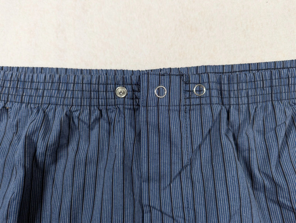 Harbor Bay - Men's - Blue Black Stripe Pajama Set - Size: 1xlt