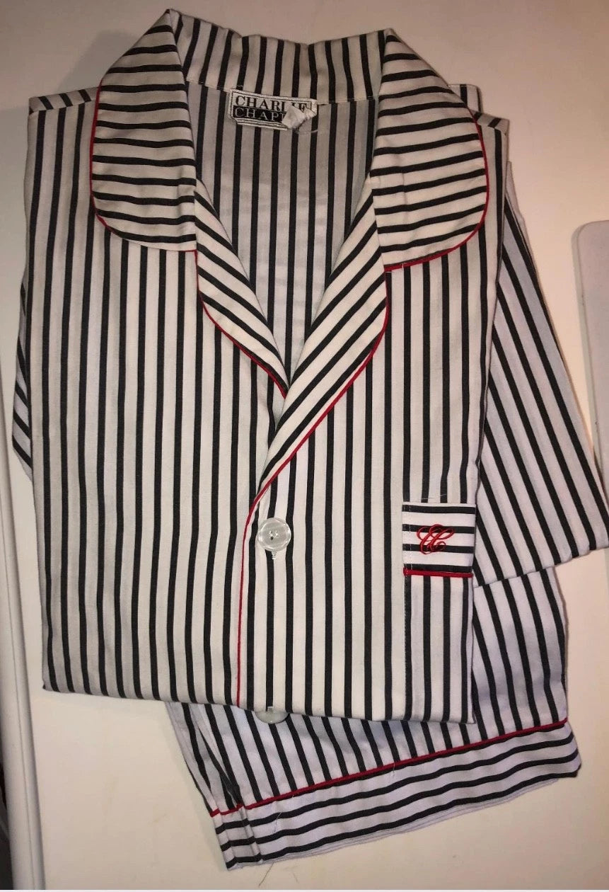 Charlie Chaplin 2-Piece Mens Pajama Set Size Large