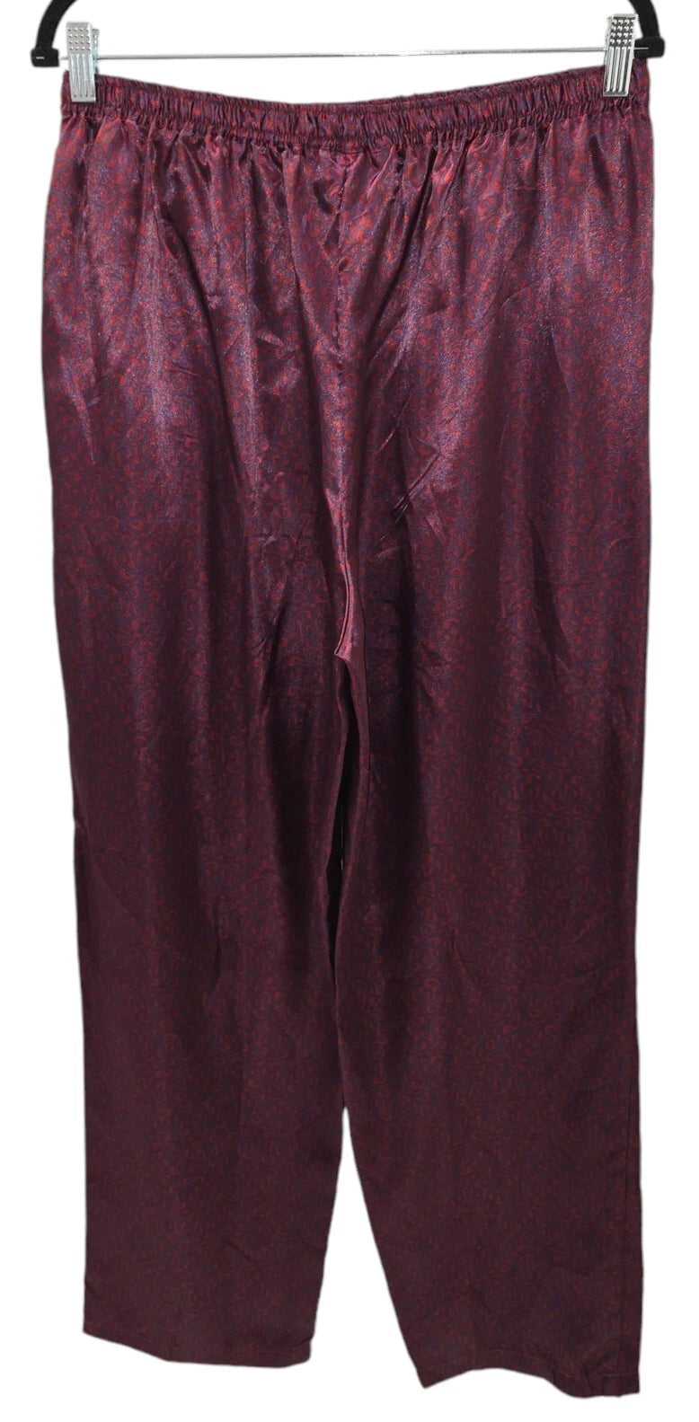 Men's Satin Pajama Set Steve Harvey Celebrity Edition RED NAVY Size M NWT