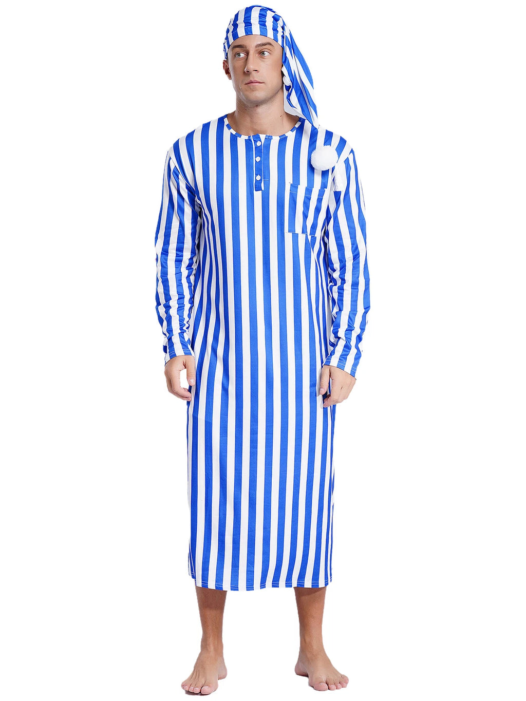 Mens Pajamas Sissy Nightwear Muslim Nightgowns Dubai Loungewear Middle East Up