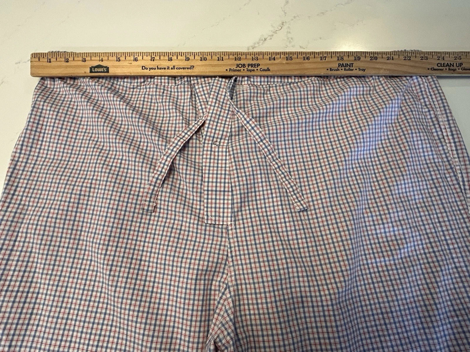 Brooks Brothers Plaid Blue White Red Plaid Pajamas Set Men's Size XL Cotton