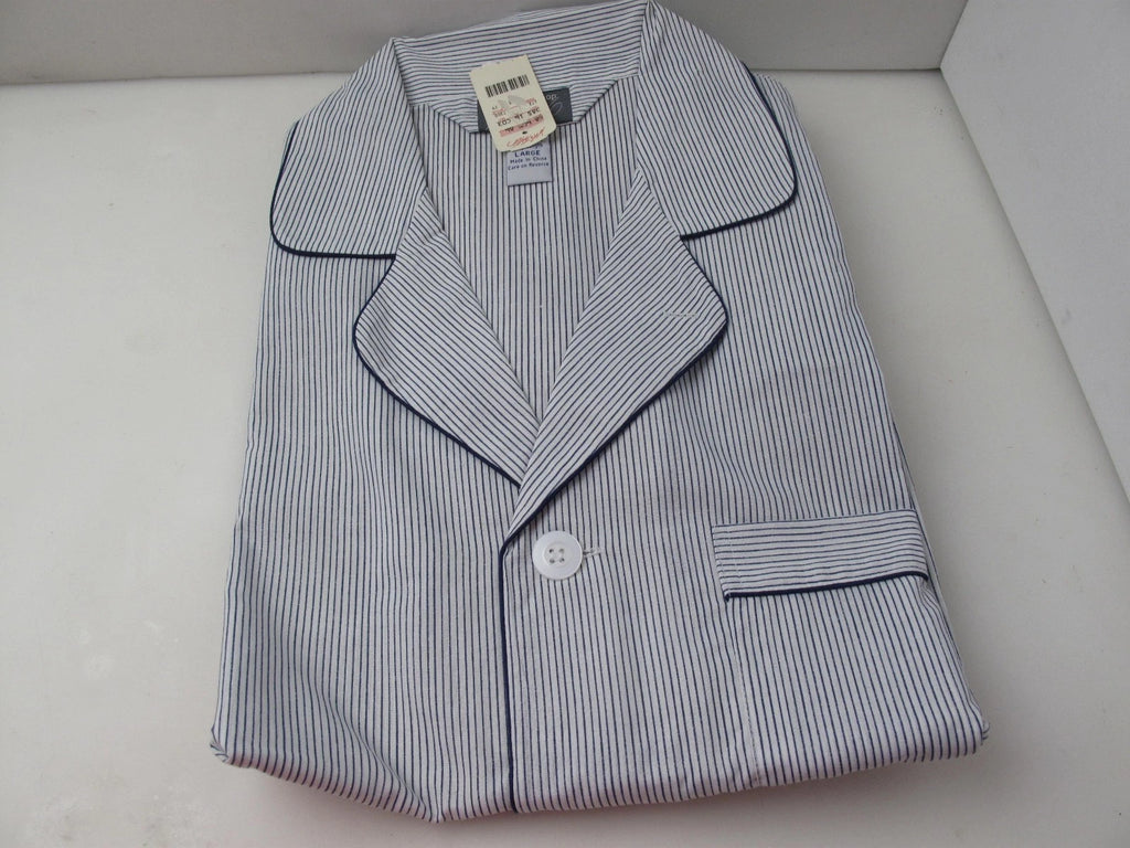 Lord & Taylor Men's Pajamas Size L NEW Long Sleeve and Leg Cotton Poly