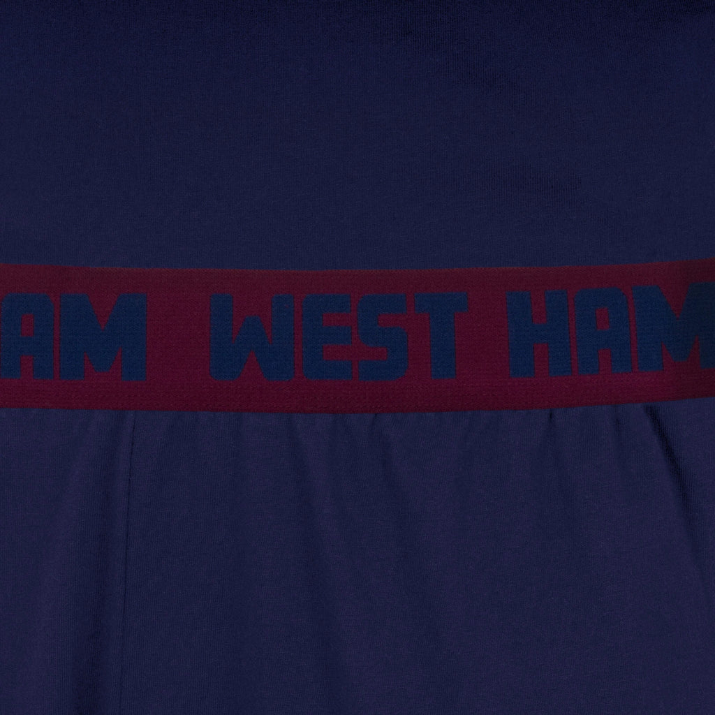 West Ham United FC Mens Pyjamas Long Premium Set OFFICIAL Football Gift