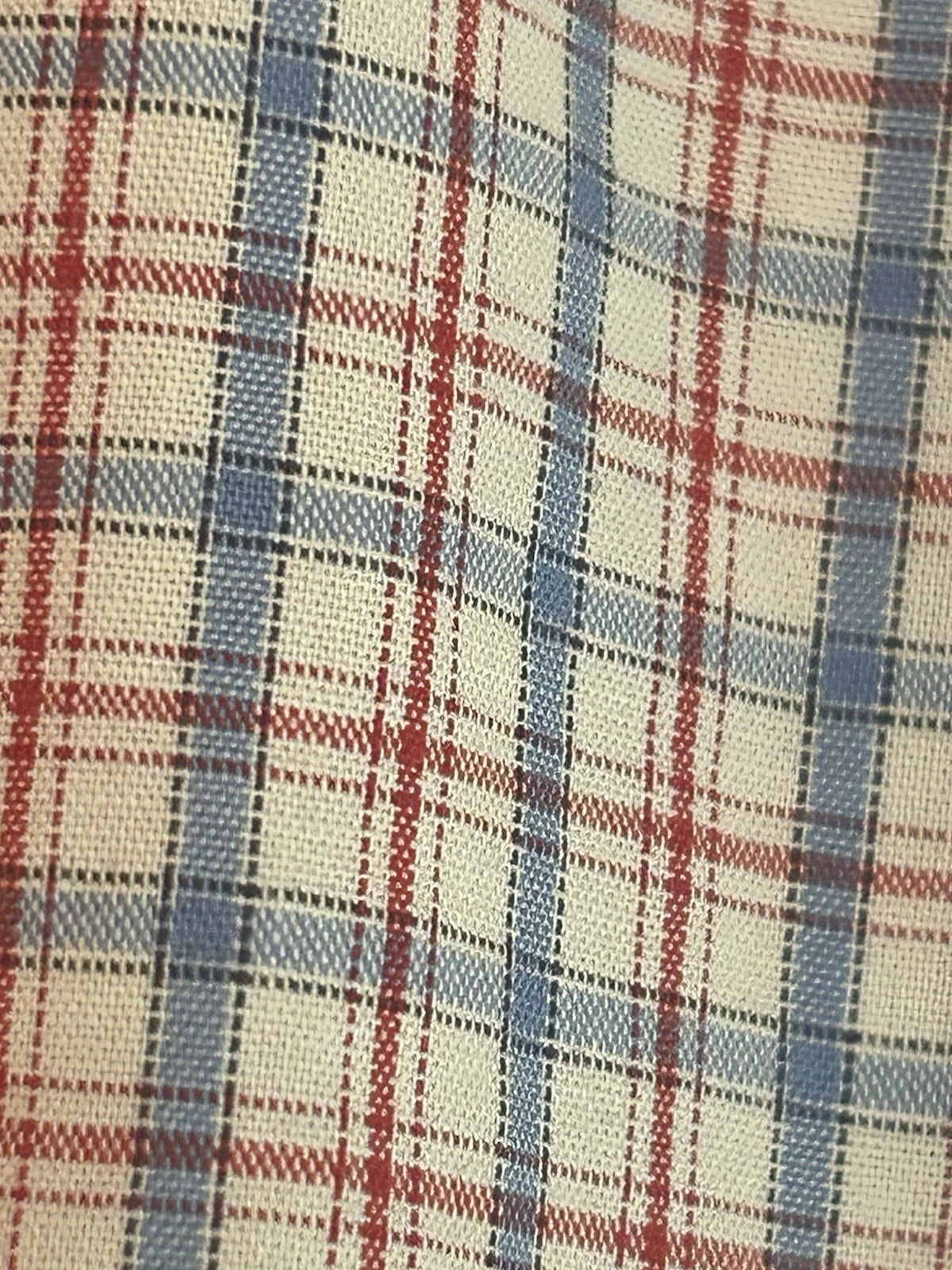 Brooks Brothers Plaid Blue White Red Plaid Pajamas Set Men's Size XL Cotton