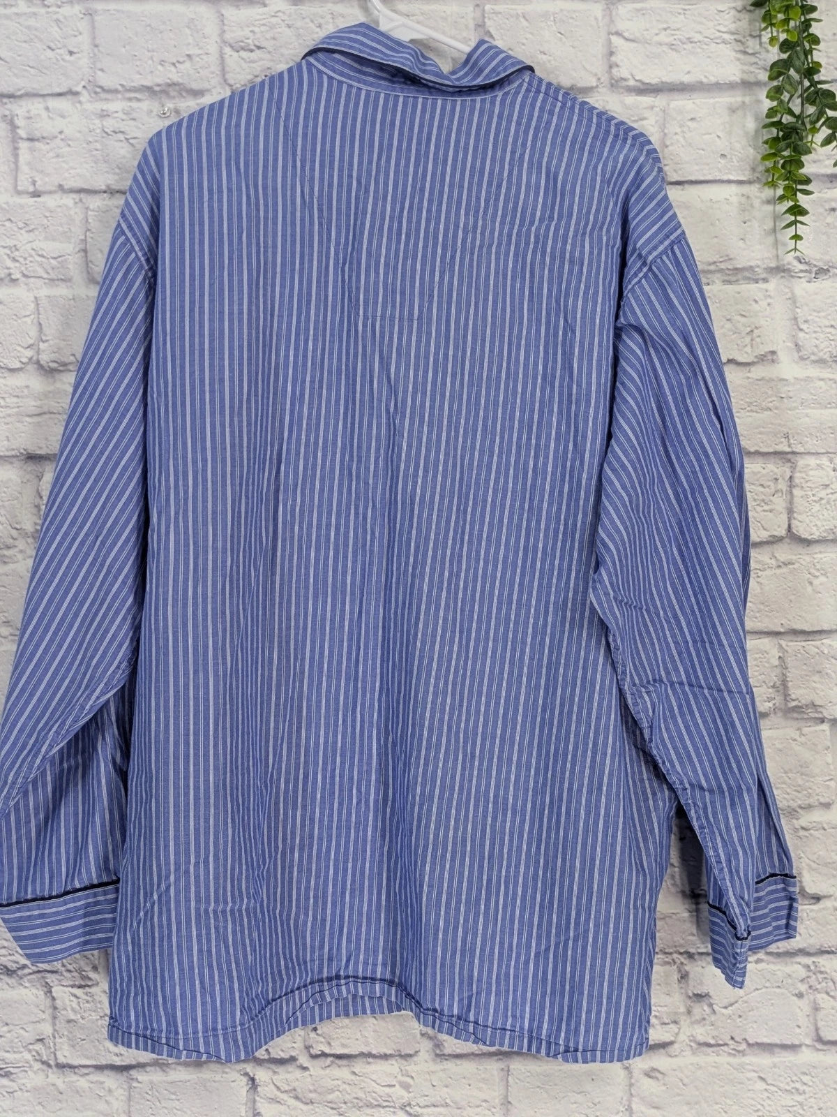 CLASSIC LOT 4!😍Vtg Brooks Brothers L/XL Striped Pajama Set Mens Button Piping