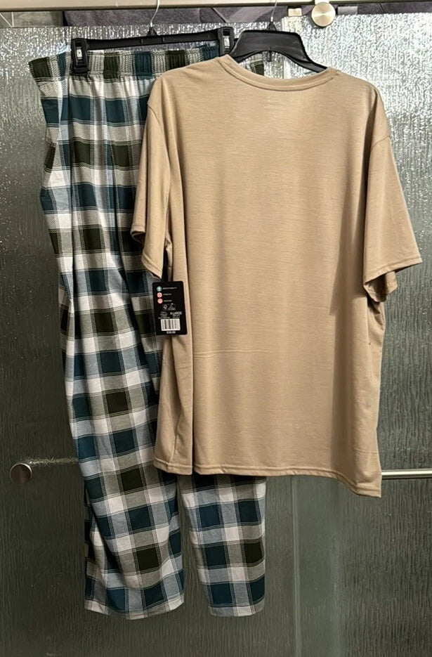 Grill Sergeant Pajama Set 26” P2P Bottoms Side Pockets 38x29 Mens XL Orig $48