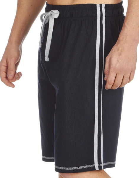 Cargo Bay Mens Short Sleeve Lounge Set with Contrast Stripe