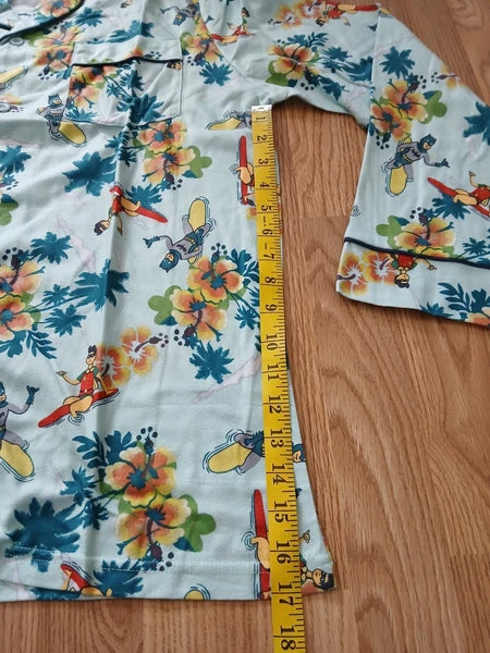 Batman with Hawaiian Print Men's Pajama Set, Size L, New with Tags