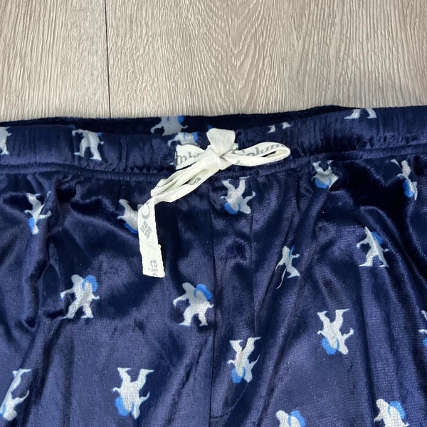 Columbia Mens Blue Pajama Set - Pants & Shirt - NWT Size Medium Papa Bear